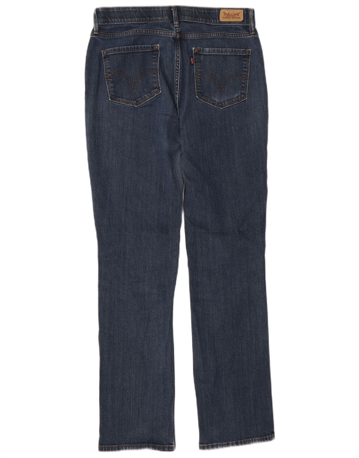 LEVI'S Jeans rectos 525 para mujer US 10 Grande W30 L31 Algodón azul