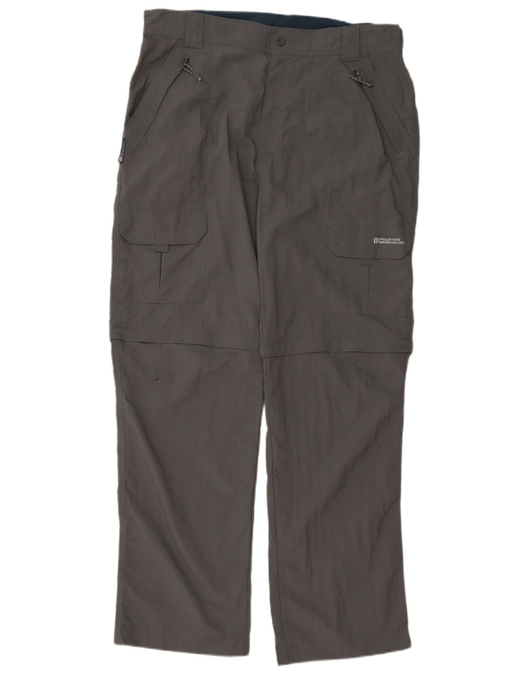 Pantalones cargo rectos para hombre de Mountain Warehouse W38 L34 Nylon gris