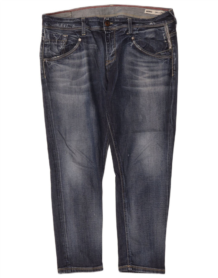 Meltin' Pot Jeans recortados para mujer W29 L24 Algodón azul