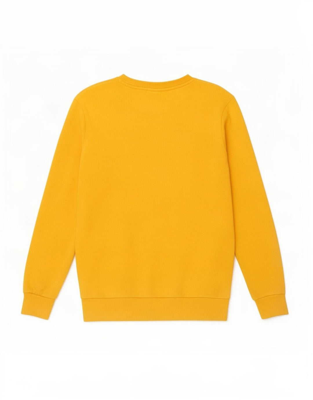 Zara Hombre Sudadera Jumper Medium Amarillo Algodón