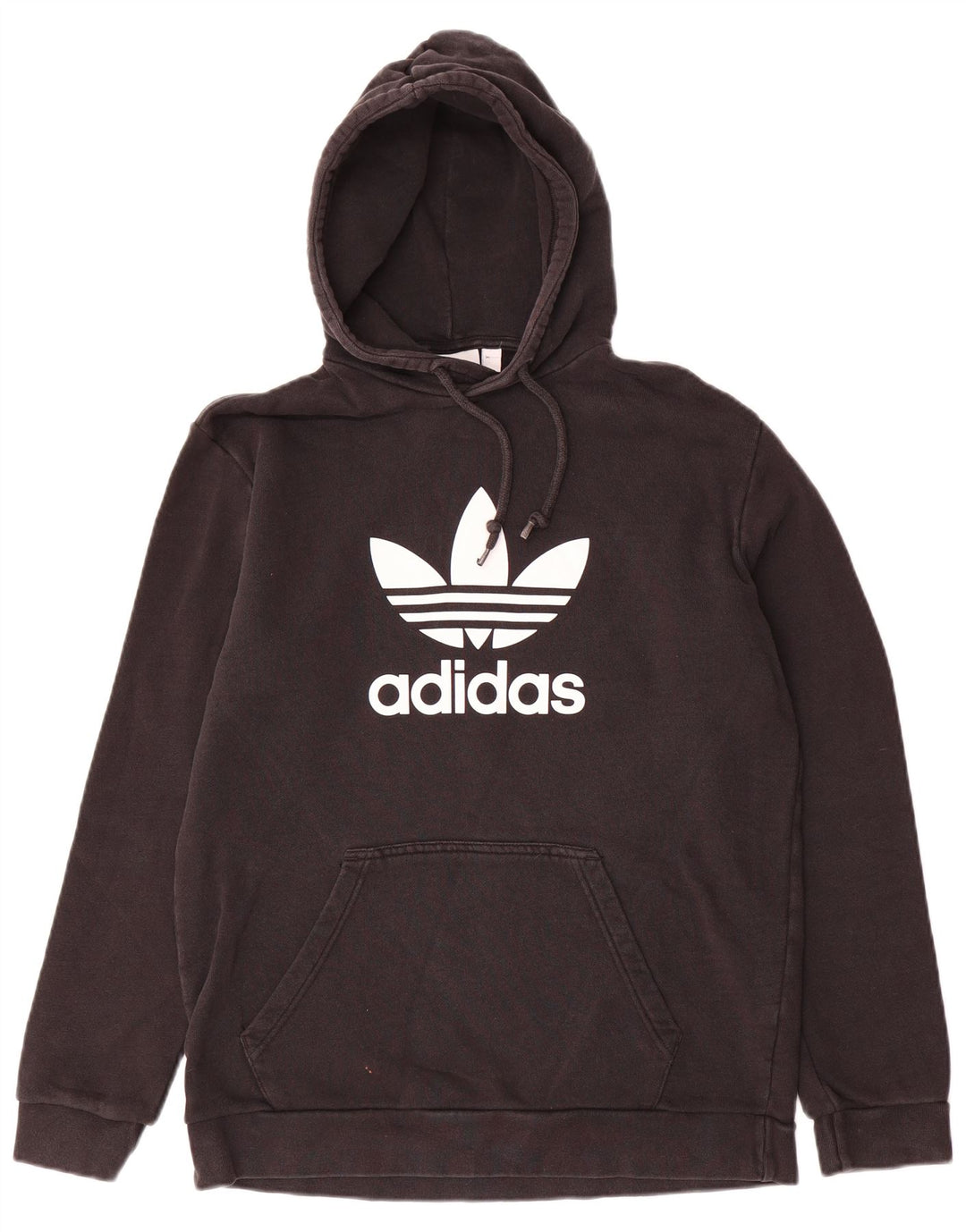 Adidas Hombre Sudadera Con Capucha Gráfica Jersey De Algodón Negro Mediano