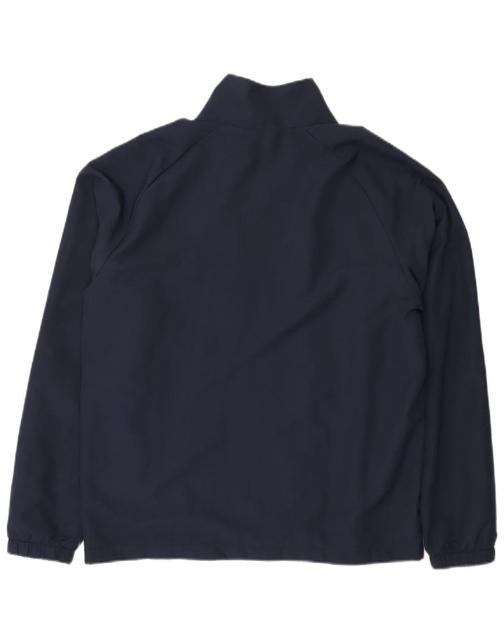 Nike Mens Chándal Top Chaqueta Grande Azul Marino Poliéster Deportes