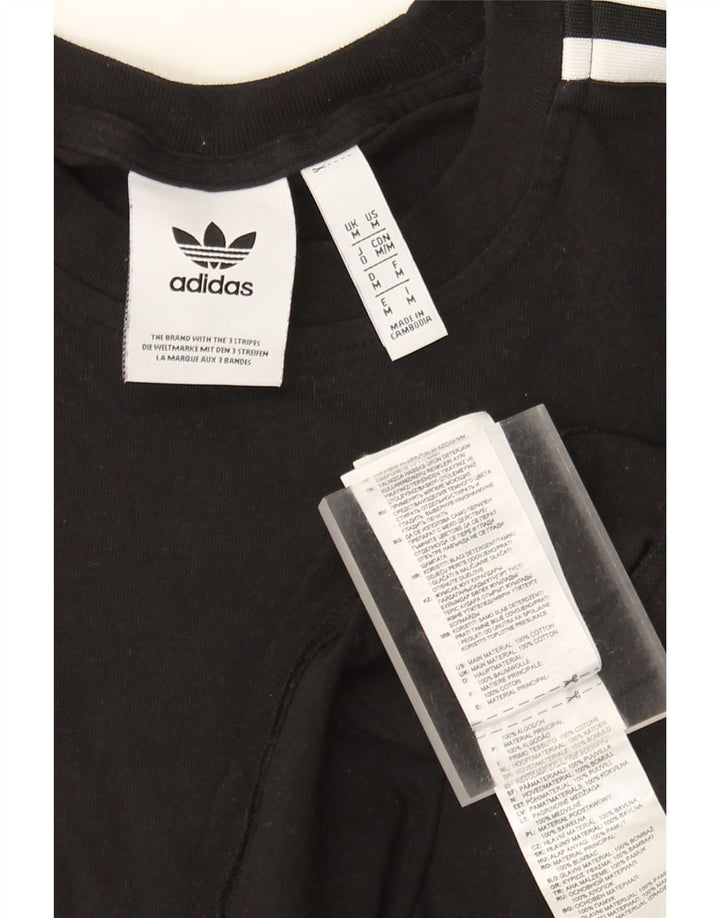 Camiseta Adidas Hombre Top Medium Negro Algodón