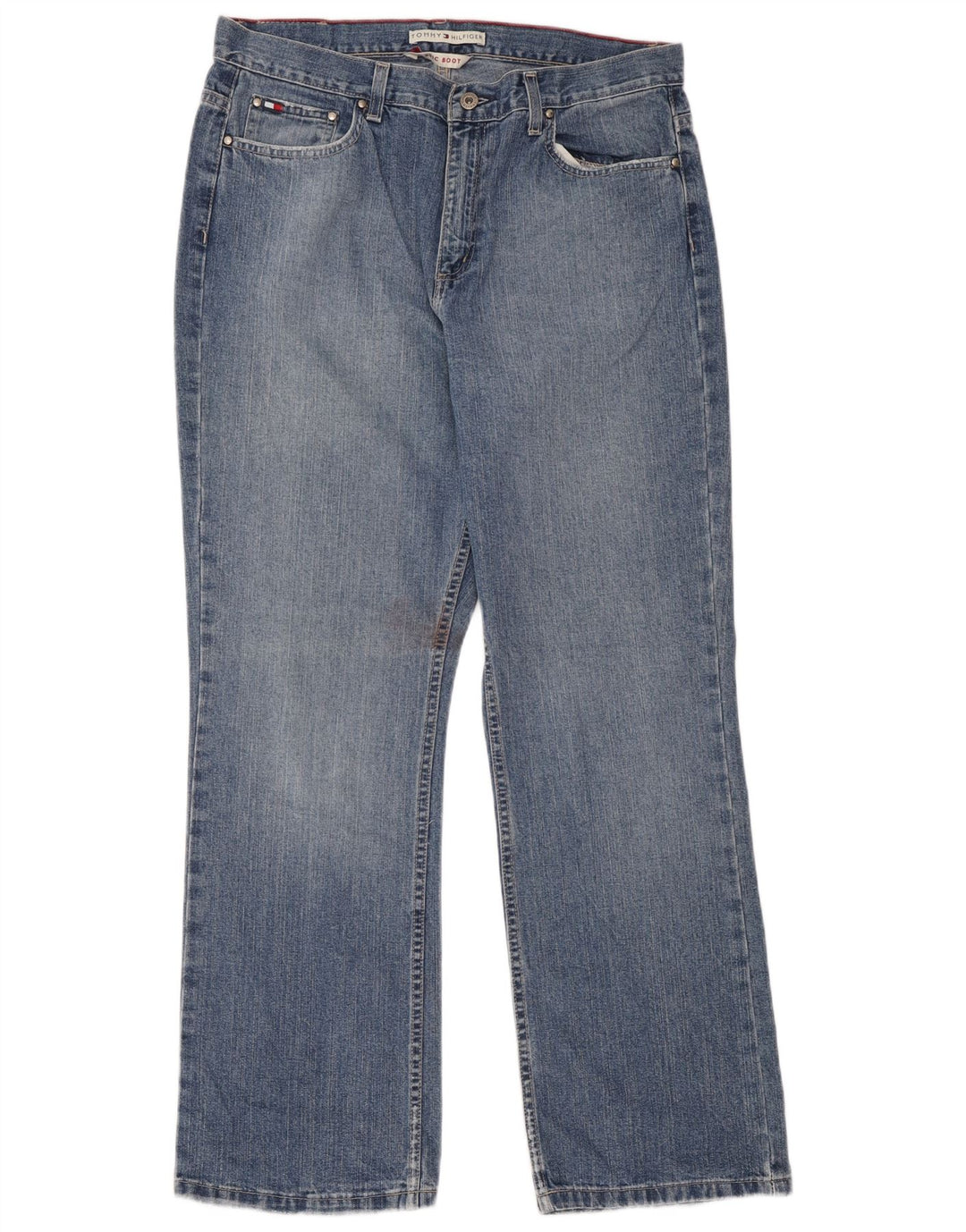 Tommy Hilfiger Vaqueros clásicos con corte de bota para mujer W36 L30 Algodón azul