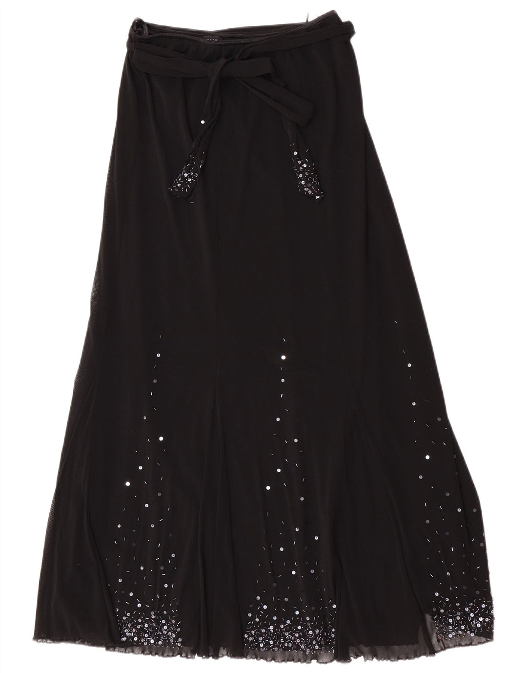 Per Una Falda larga regular para mujer UK 12 Medium W28 Poliamida negra