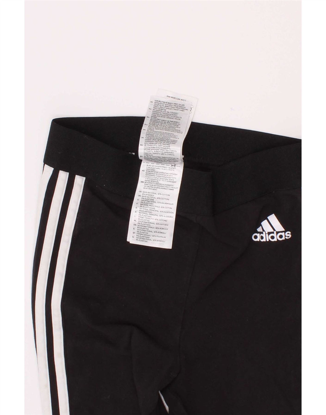 Leggings Adidas Niña 2-3 Años Negro Algodón
