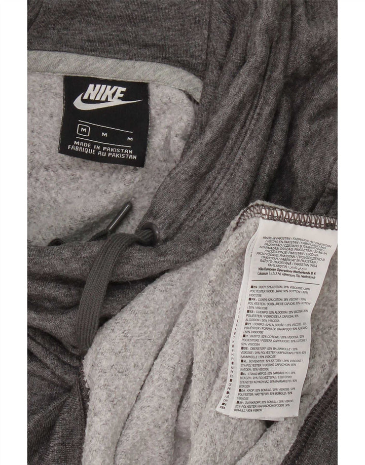 Nike - Sudadera con capucha para mujer, talla 40, algodón gris medio