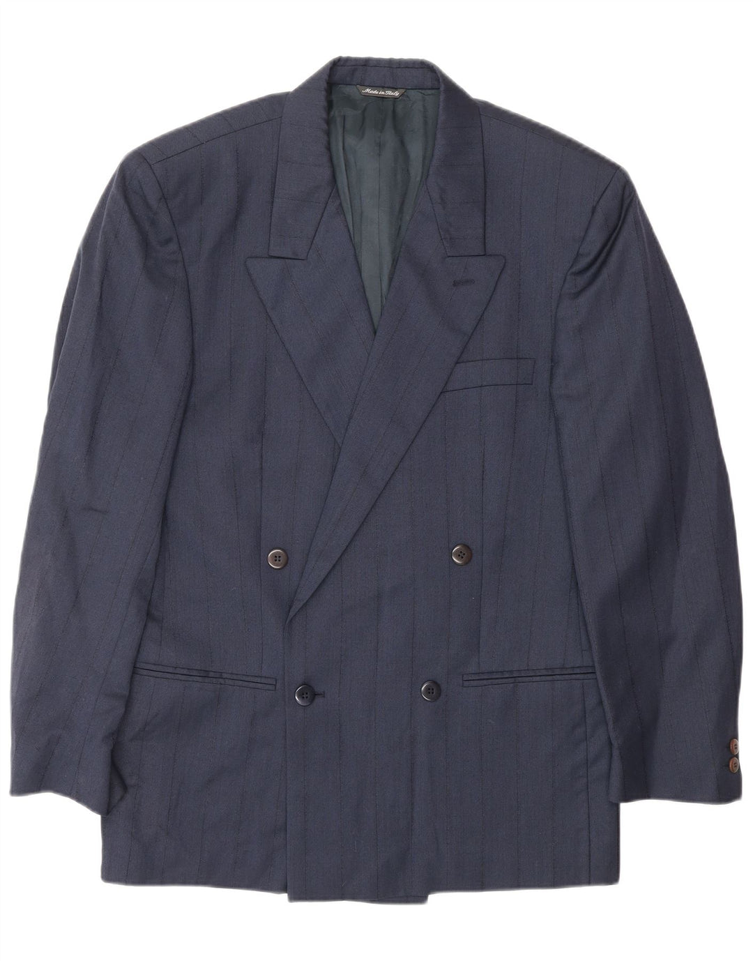 GIANNI VERSACE Traje de 2 piezas para hombre UK 40 Large W30 L30 Azul marino Clásico