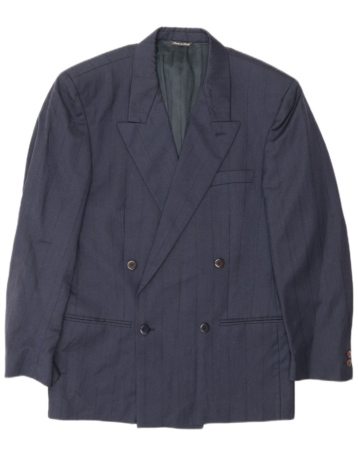 GIANNI VERSACE Traje de 2 piezas para hombre UK 40 Large W30 L30 Azul marino Clásico