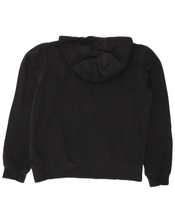 Nike - Sudadera con capucha para hombre (algodón negro mediano)