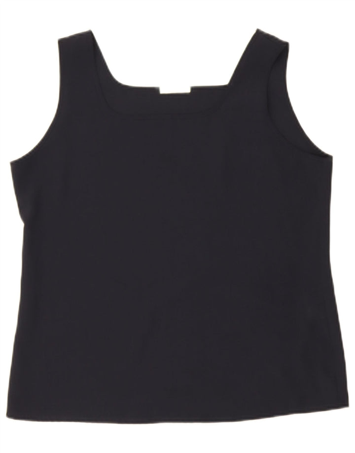 Sommermann Camiseta sin mangas para mujer UK 40 Grande Poliéster azul marino