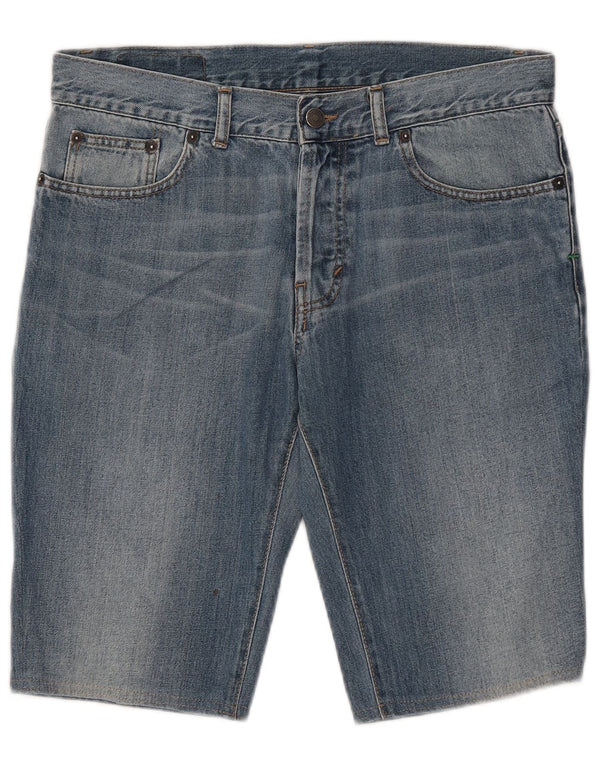Benetton Shorts Vaqueros Hombre W33 Azul Medio