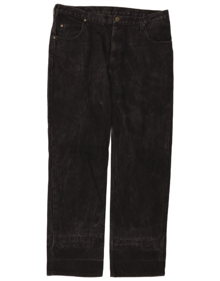 LEE Vaqueros rectos Brooklyn Comfort para hombre W38 L32 Algodón negro