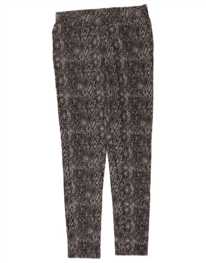 Marks & Spencer Leggings para mujer UK 40 Viscosa con estampado animal gris medio