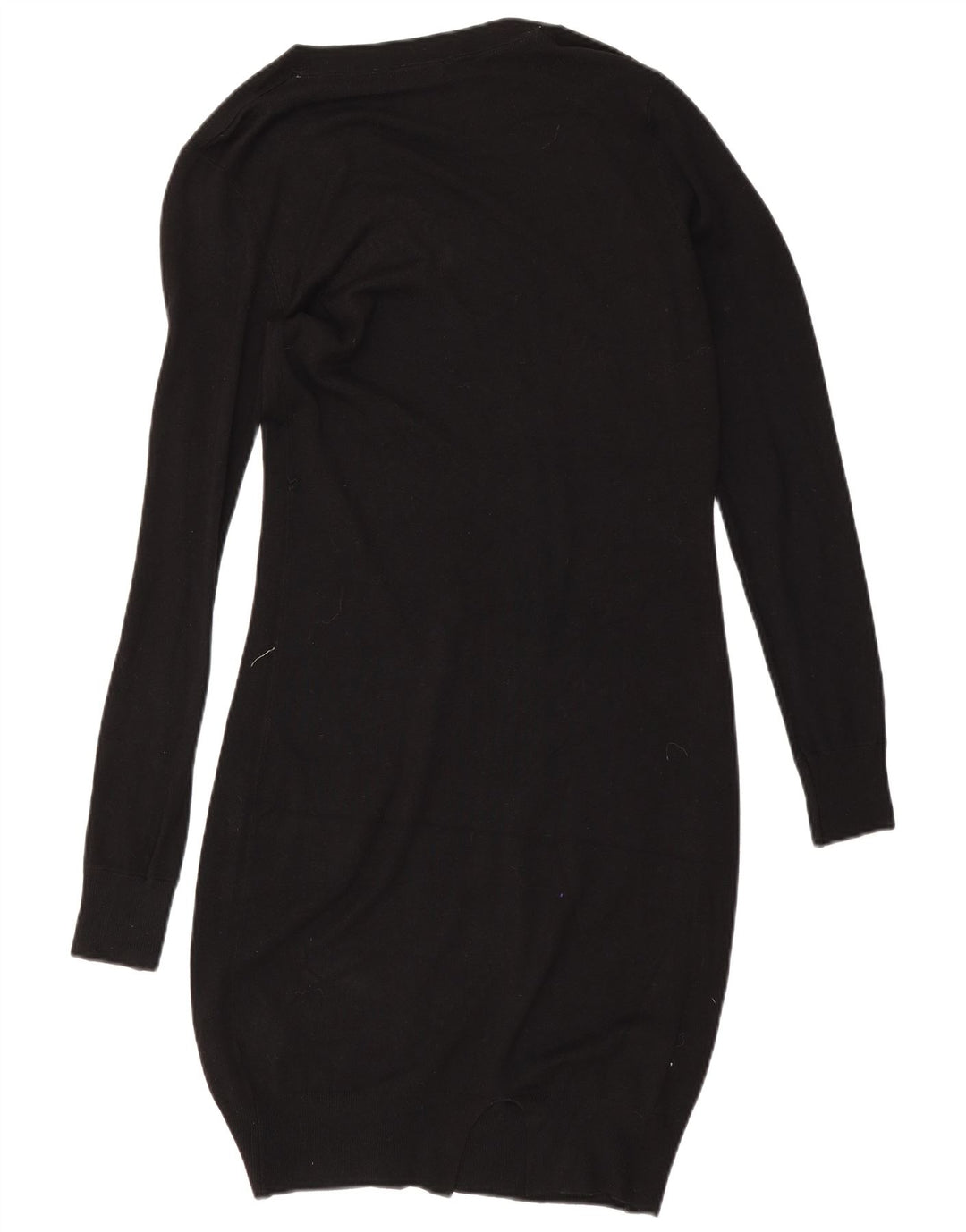 Guess Vestido tipo jersey para mujer UK 44 Viscosa negra mediana