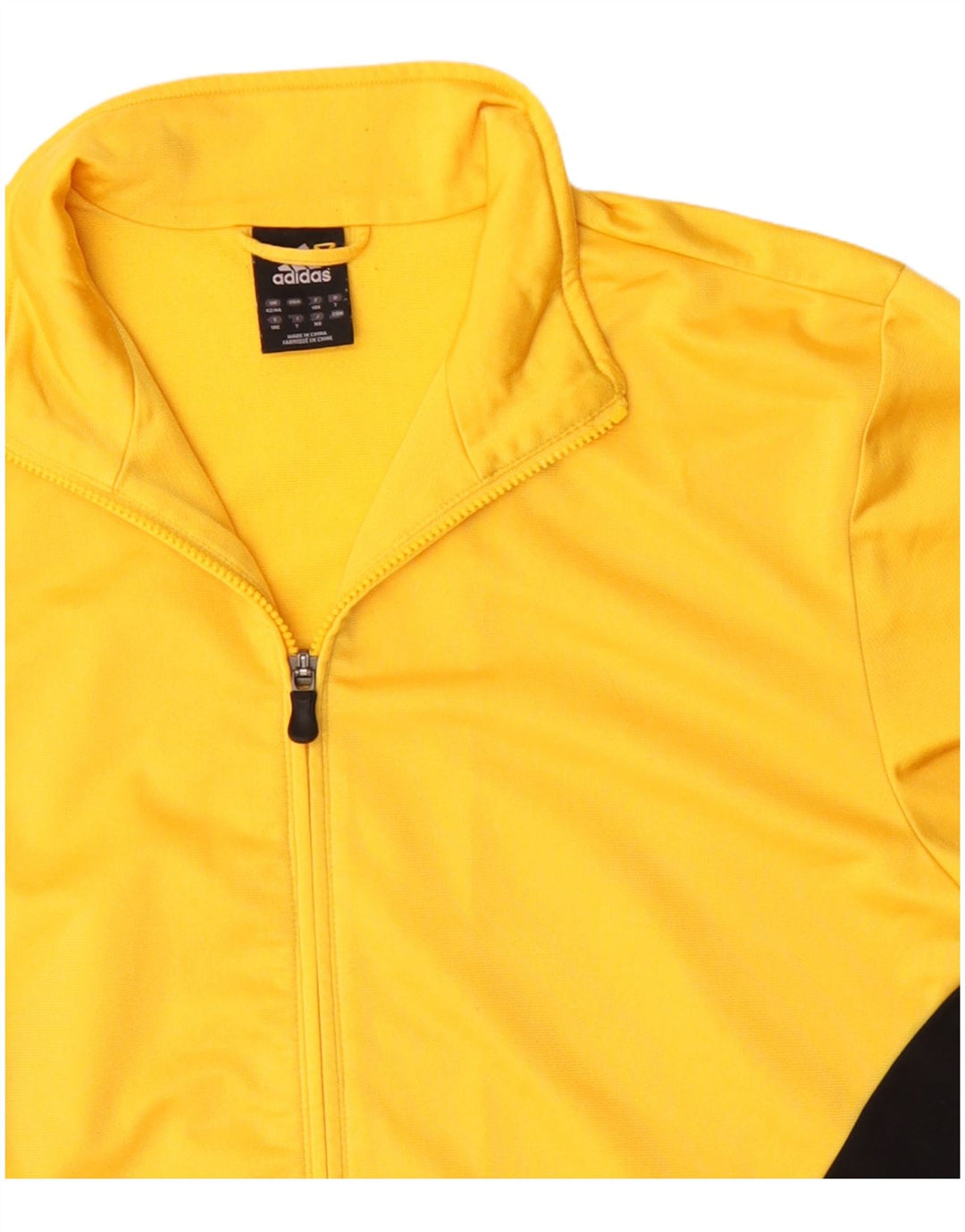 Adidas - Chaqueta de chándal para hombre, talla 42/44, color amarillo grande