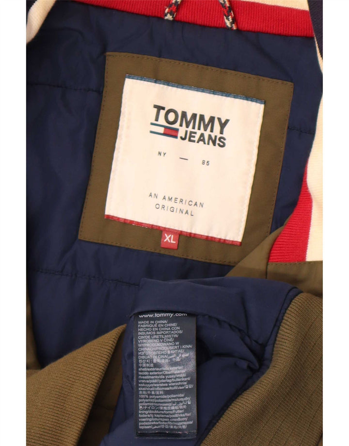 Tommy Hilfiger Chaqueta Bomber Hombre UK 42 XL Poliamida Caqui