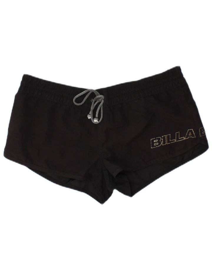 BILLABONG Shorts de baño gráficos para mujer US 12 Grande Poliéster negro