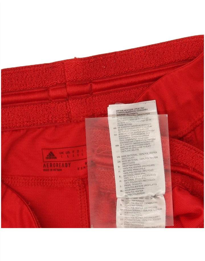 Adidas Mens Aeroready Sport Shorts Grande Rojo Poliéster