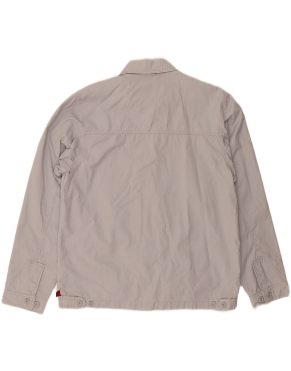 BEN SHERMAN Chaqueta Bomber para Hombre UK 38 Algodón Gris Medio