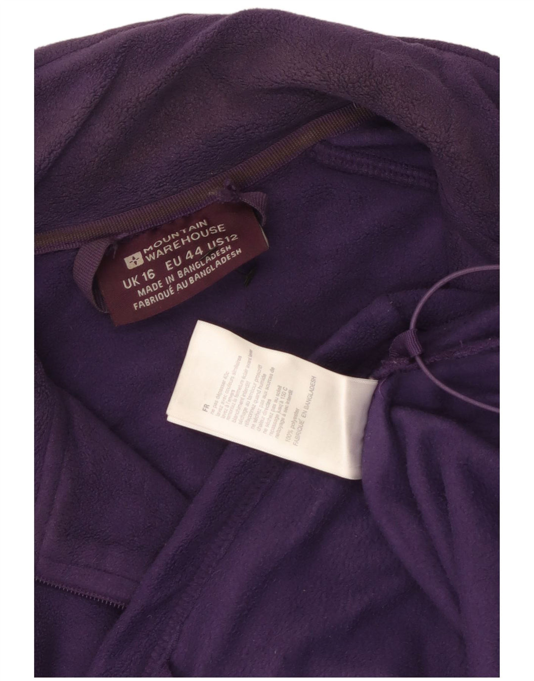 Chaqueta polar para mujer Mountain Warehouse UK 46 grande Poliéster morado