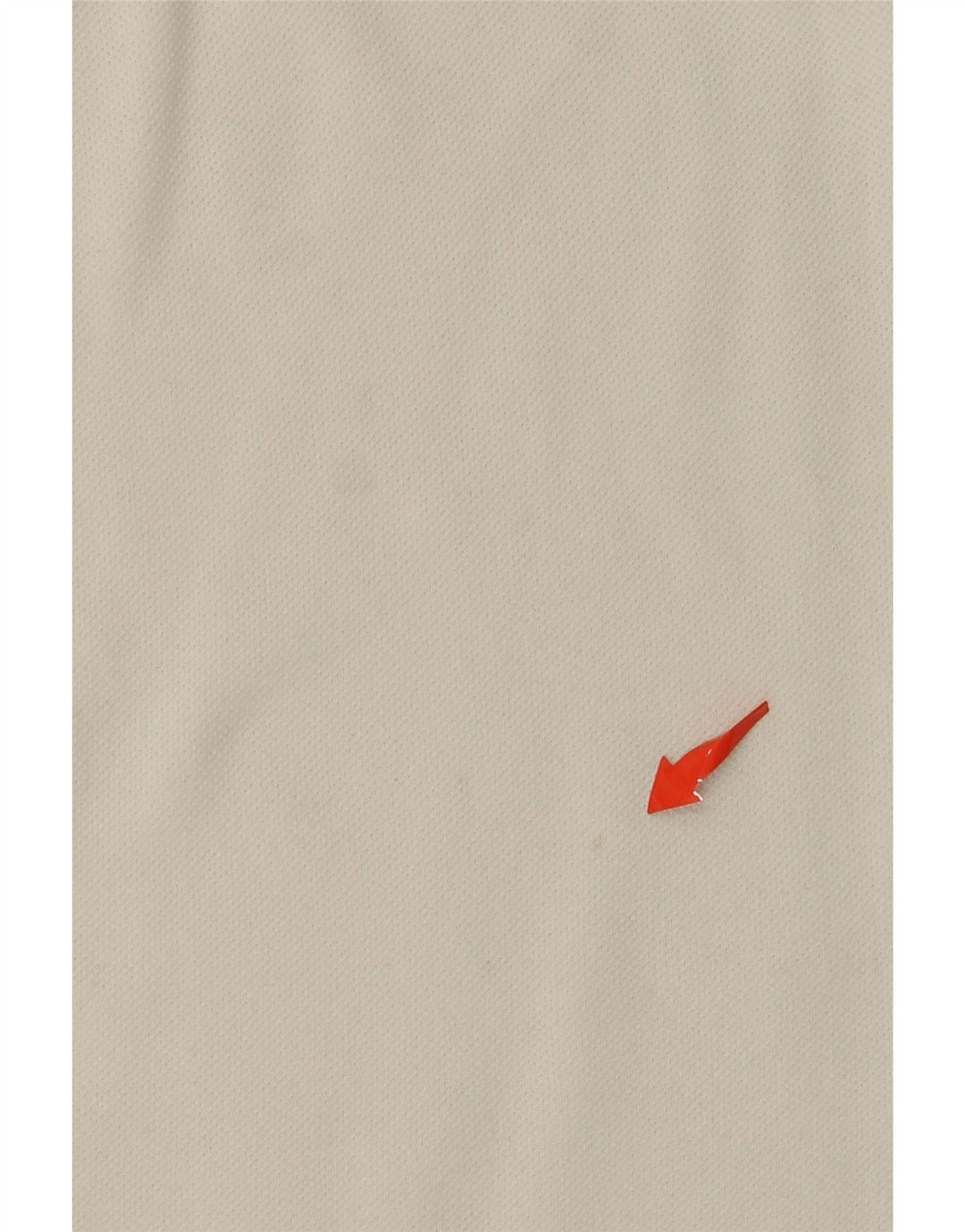 LACOSTE Polo de manga larga para hombre talla 4 mediano algodón blanco