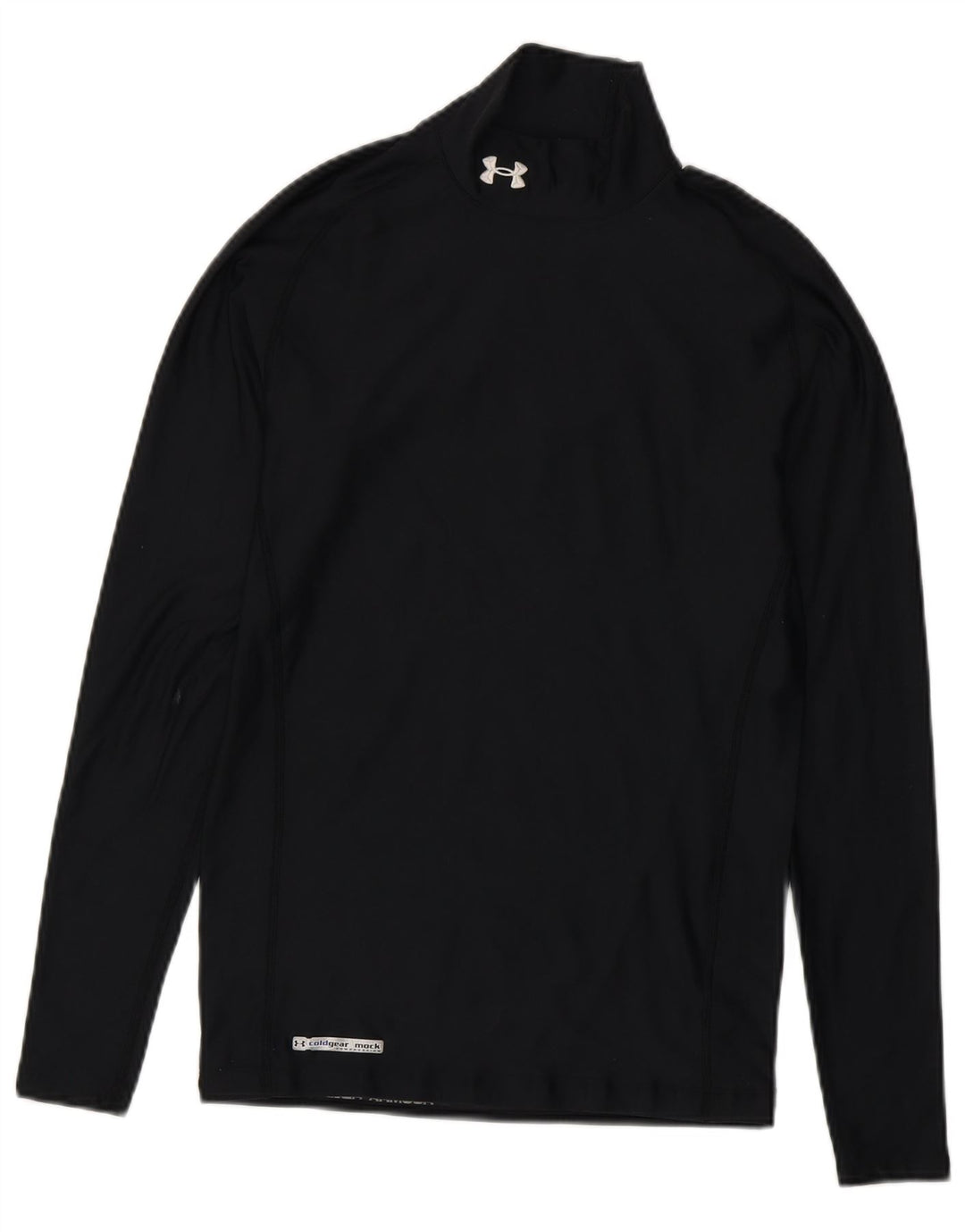 Under Armour Camiseta de compresión para mujer de manga larga UK 44 Grande Poliéster negro