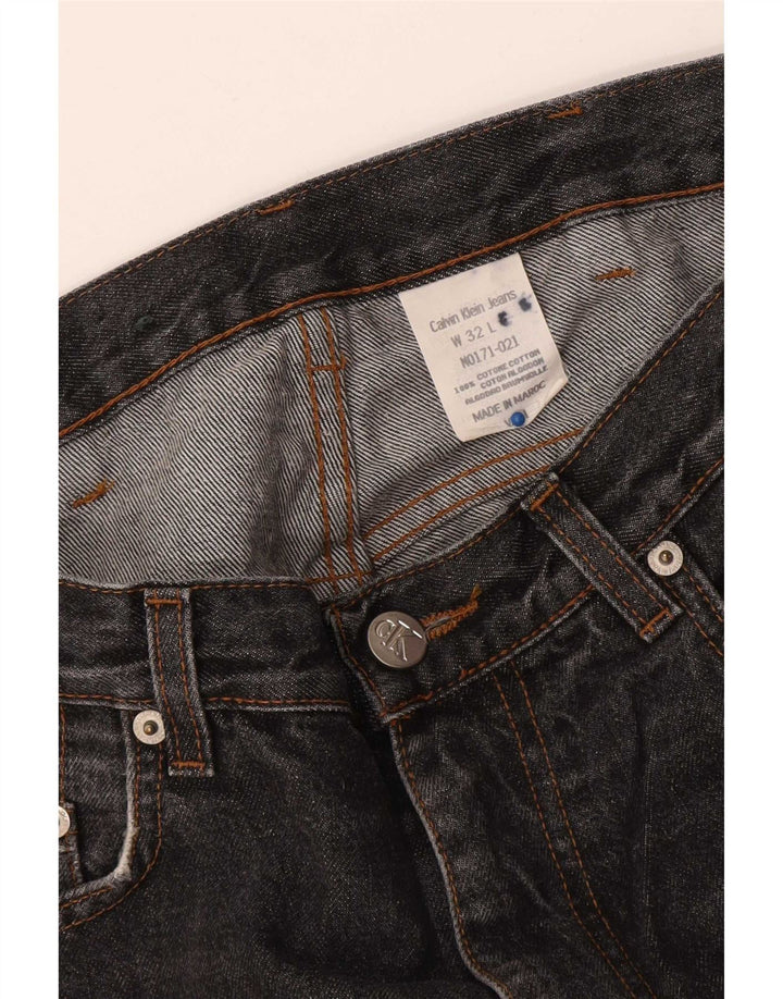 Calvin Klein Jeans rectos para hombre W32 L31 Algodón negro