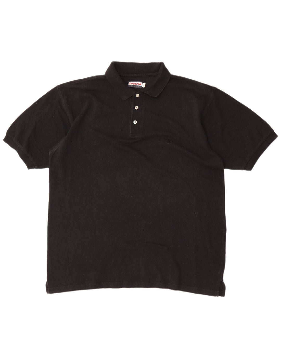 Polo Invicta Hombre 2XL Algodón Negro