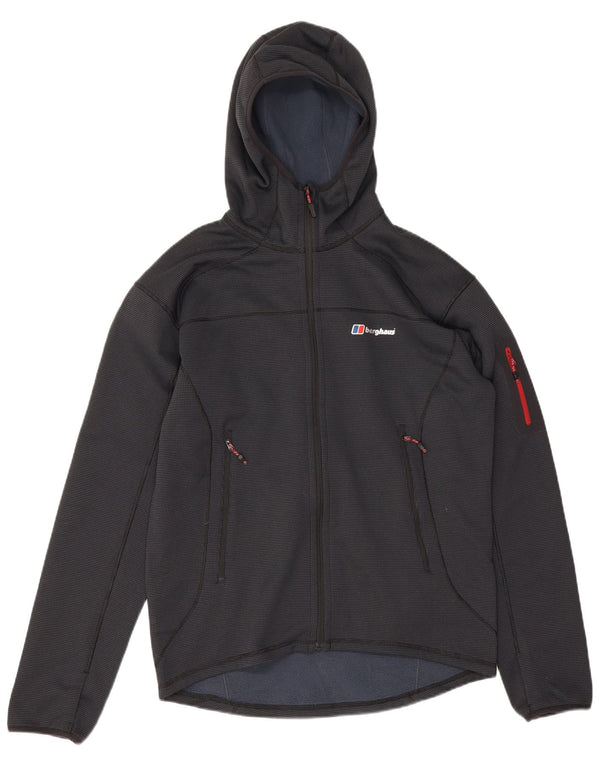 Berghaus - Sudadera con capucha y cremallera para hombre, tamaño grande, poliéster con manchas azul marino