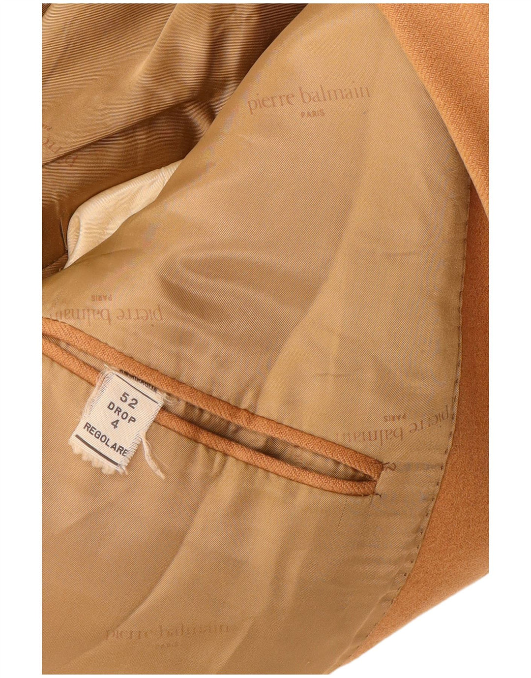 Pierre Balmain Chaqueta tipo blazer con 2 botones para hombre IT 52 XL Marrón