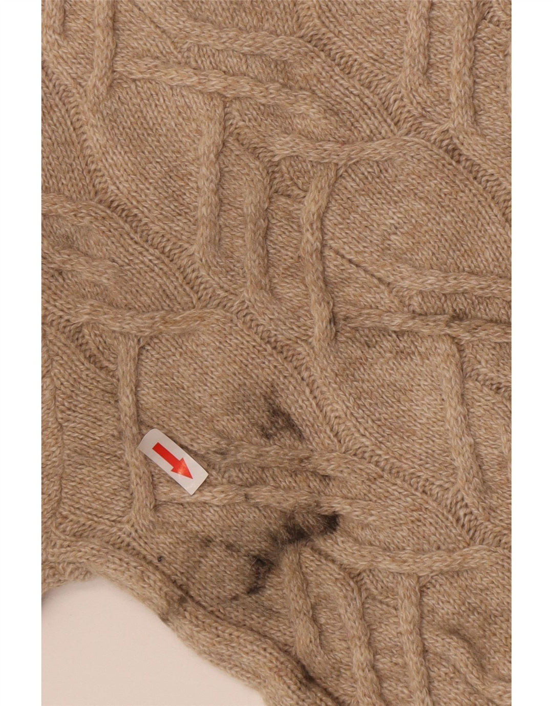 Marks & Spencer - Jersey de cuello redondo para hombre, talla pequeña, poliamida beige