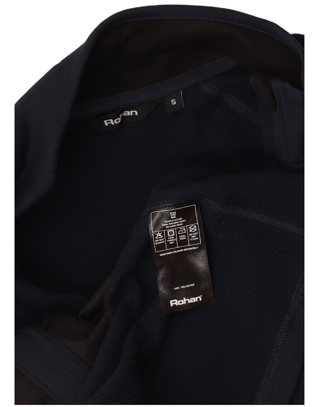 Rohan Mens Chándal Top Chaqueta Pequeña Azul Marino Poliéster
