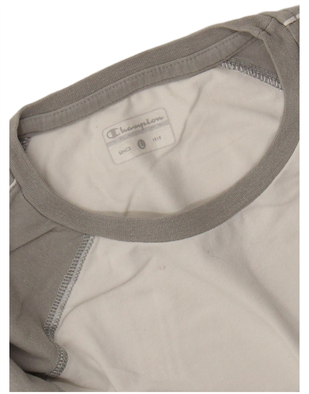 CHAMPION Camiseta para mujer Top UK 40 Grande Blanco Colorblock