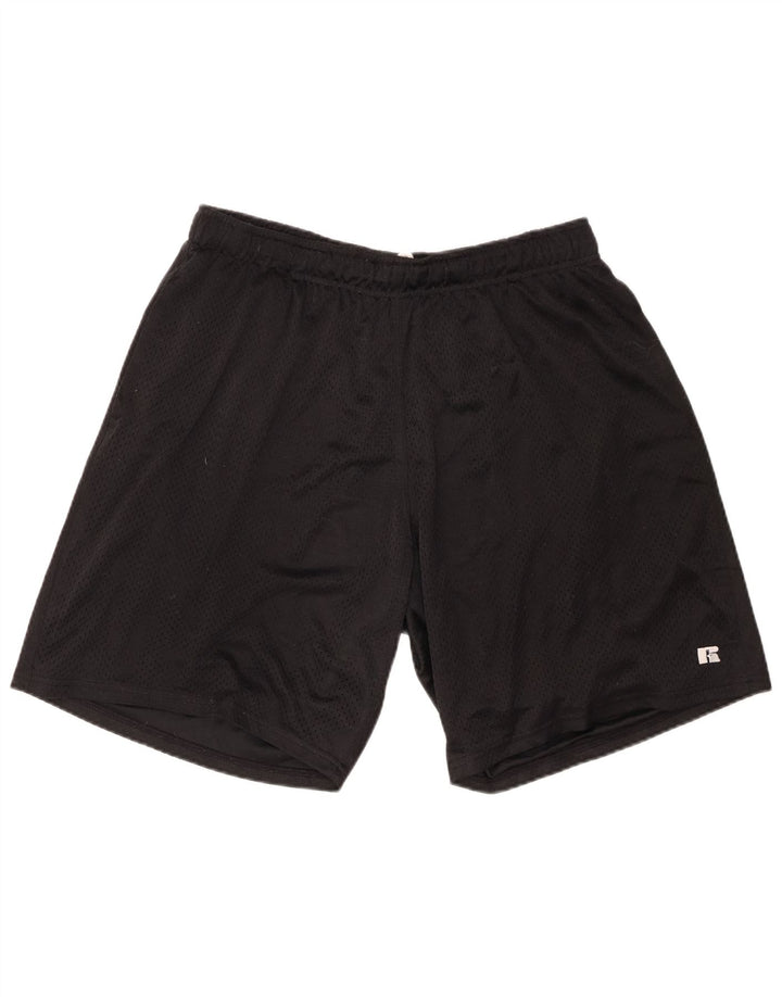RUSSELL ATHLETIC Shorts deportivos para hombre XL Negro Poliéster