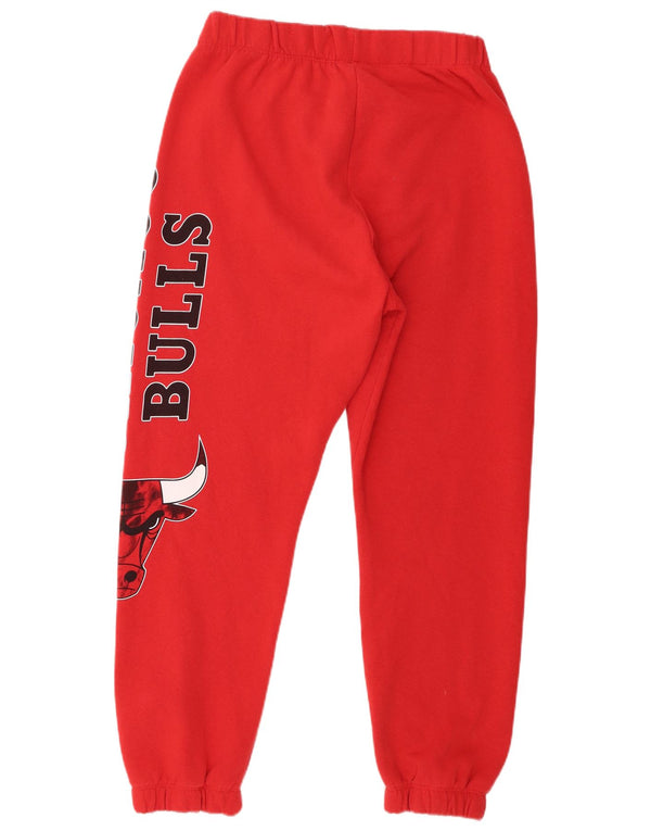 NBA Chicos Chicago Bulls Chándal Pantalones Joggers 13-14 Años XL Rojo