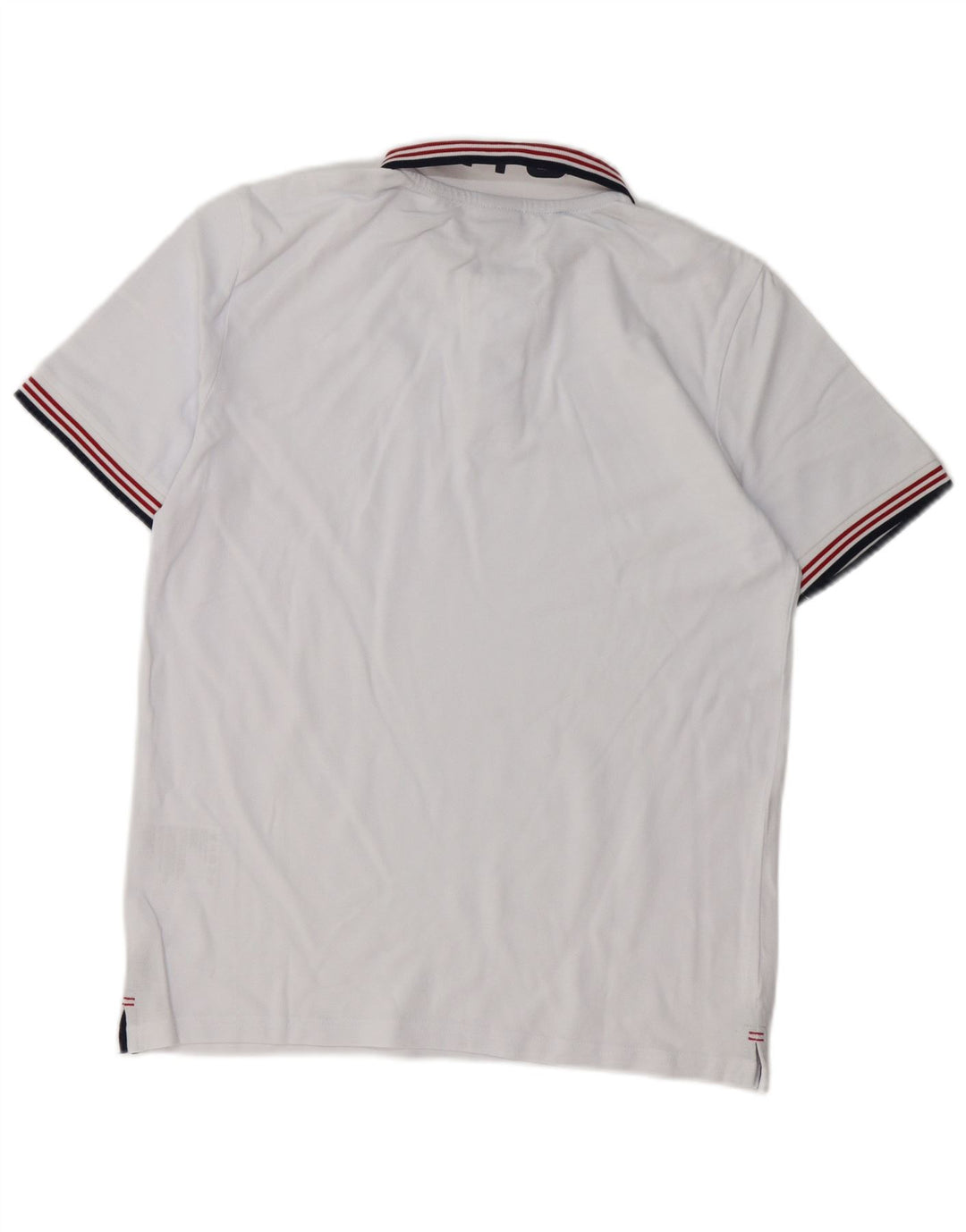 North Sails Polo Gráfico Para Hombre Algodón Blanco Pequeño