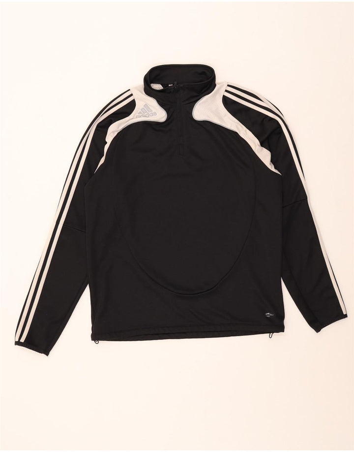 Adidas Mens Clima 365 Jersey Chándal Top UK 44/46 Grande Negro