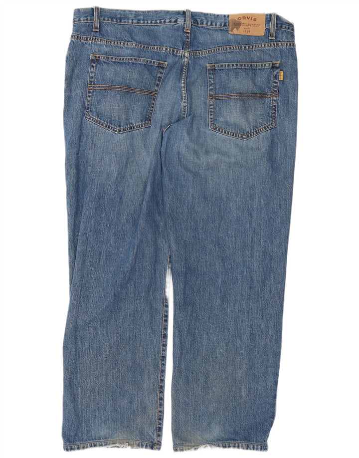 Vaqueros rectos para hombre Orvis W44 L30 Algodón azul