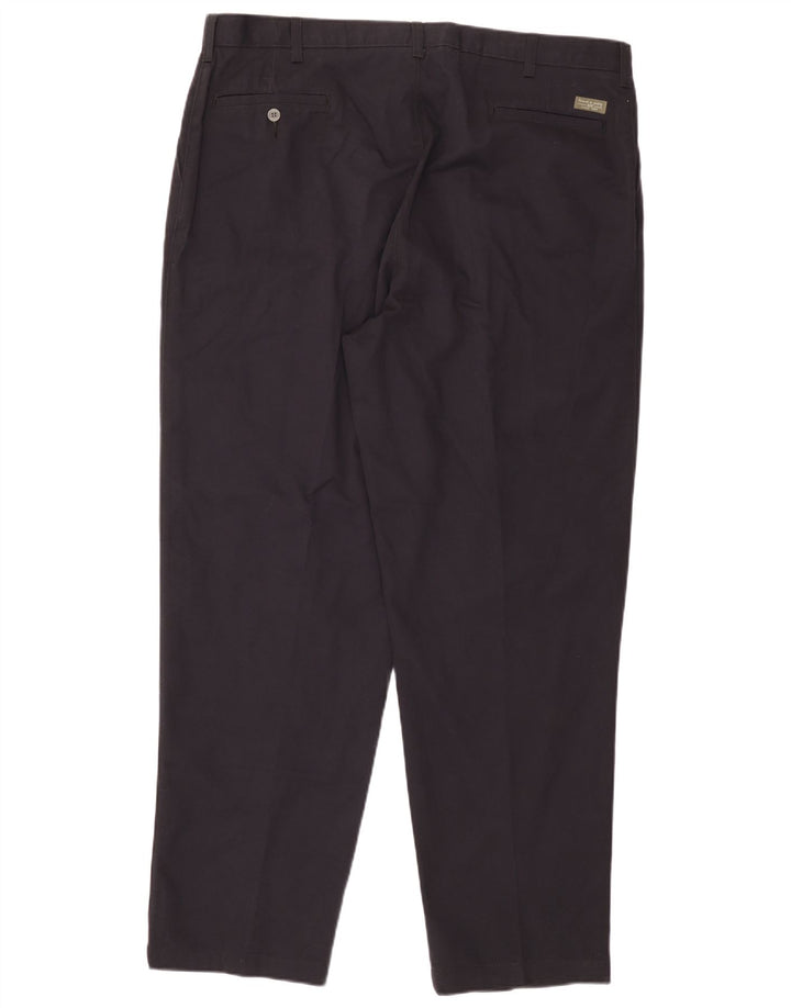 LEE Pantalones chinos con pinzas para hombre W42 L32 Algodón azul marino