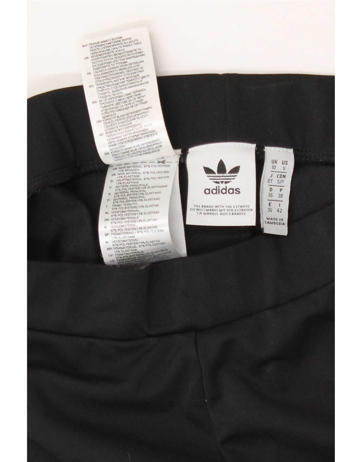 Adidas Leggings para mujer Reino Unido 10 Pequeño Poliéster negro
