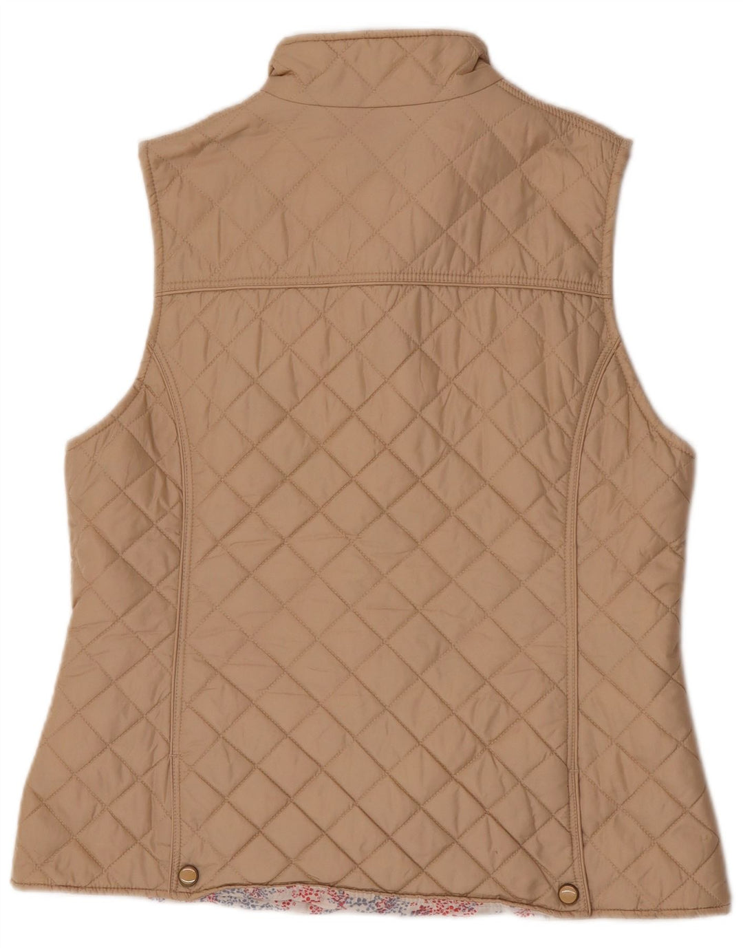 Jack Murphy Chaleco acolchado para mujer UK 46 Large Beige Nylon