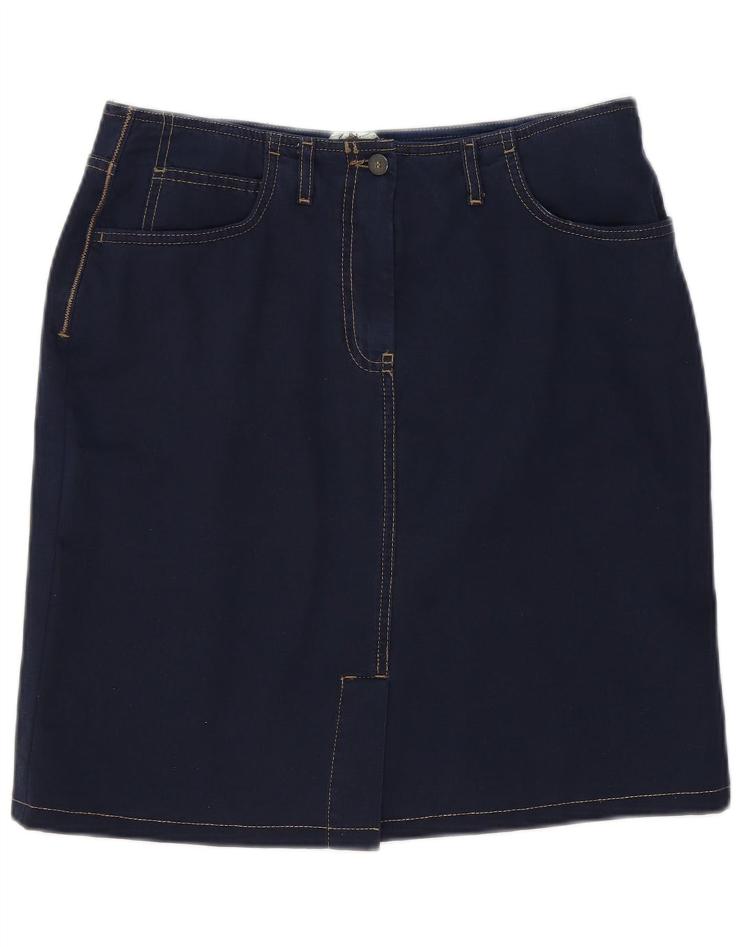 Murphy & Nye Minifalda vaquera para mujer W30 Algodón azul marino mediano