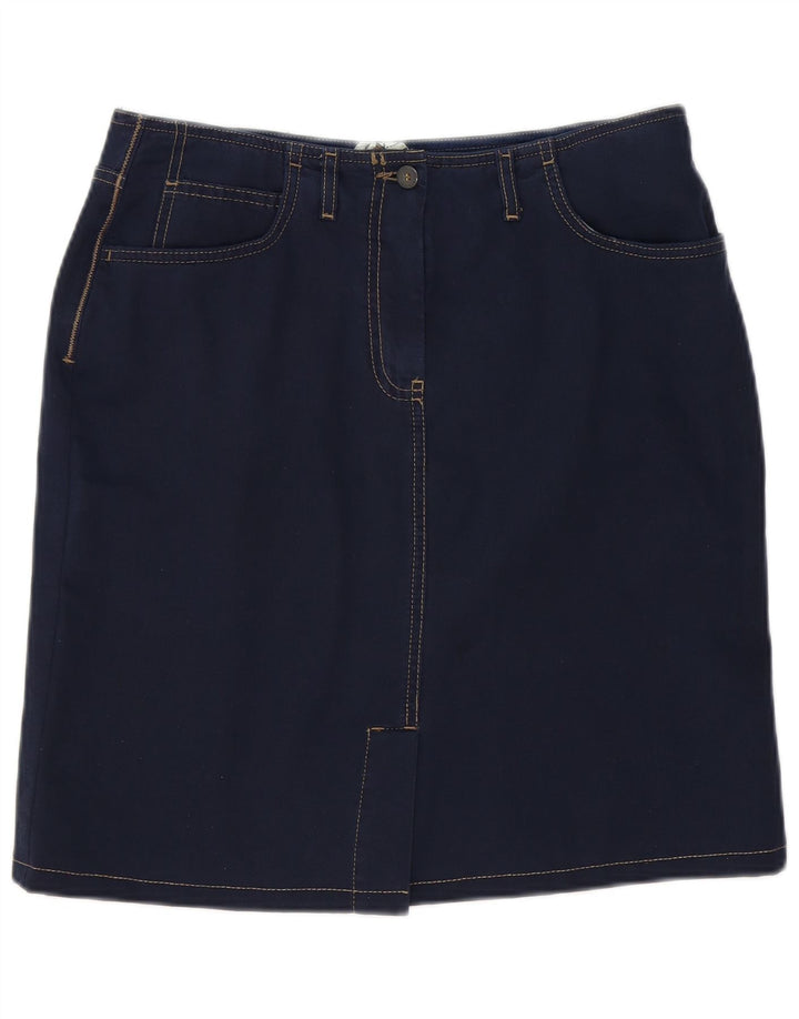 Murphy & Nye Minifalda vaquera para mujer W30 Algodón azul marino mediano