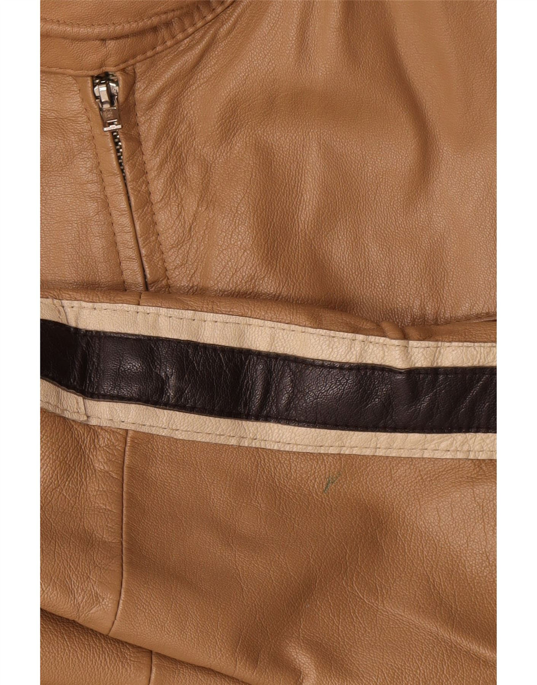 Chaqueta de cuero vintage para hombre IT 54 XL Cuero color beige