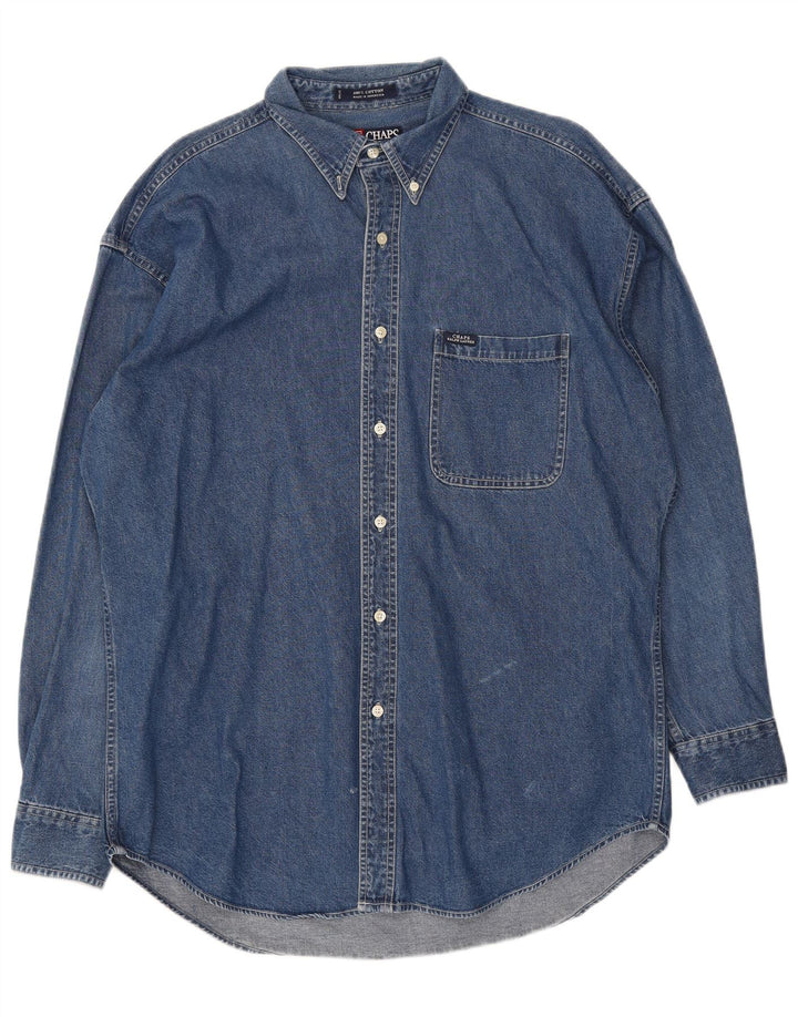 Chaps Ralph Lauren Camisa vaquera para hombre Algodón azul grande