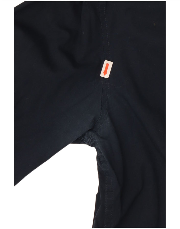 Camisa Penguin Hombre Grande Azul Marino Algodón