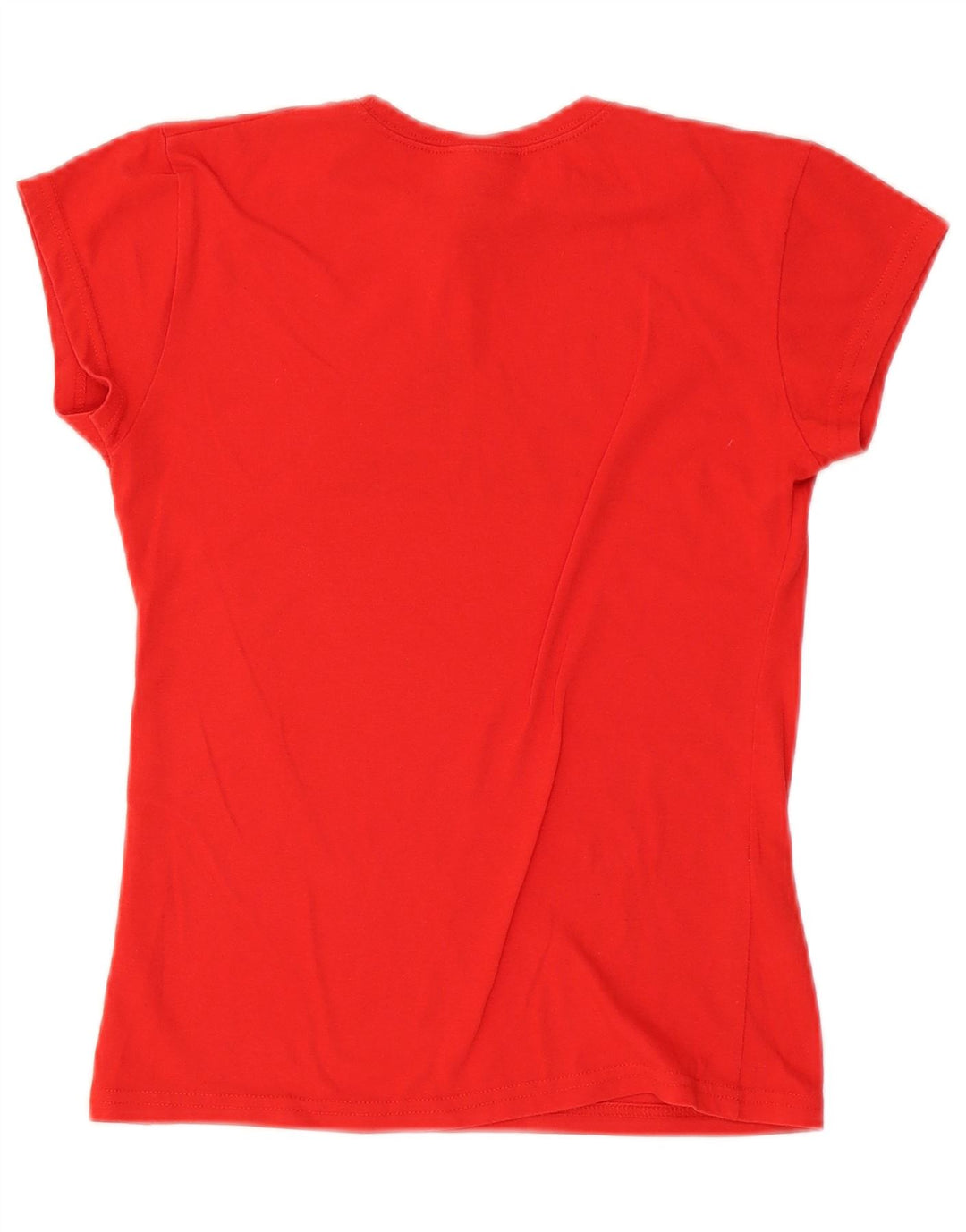 Adidas Climalite Graphic T-Shirt Top UK 14 Grande Poliéster Rojo