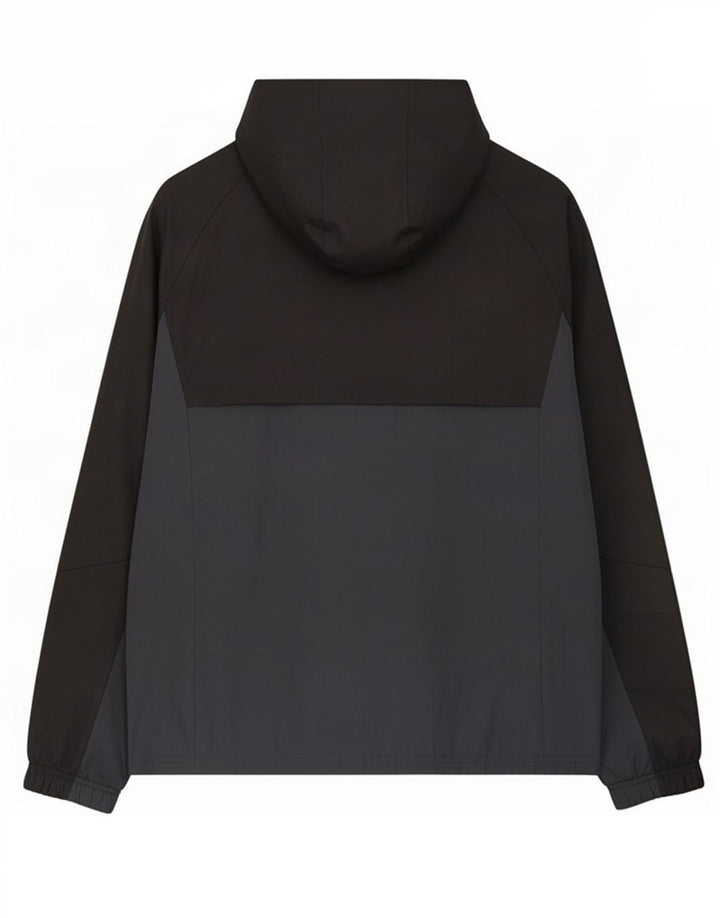 Adidas - Chaqueta impermeable con capucha para hombre, talla 40, color negro, poliéster