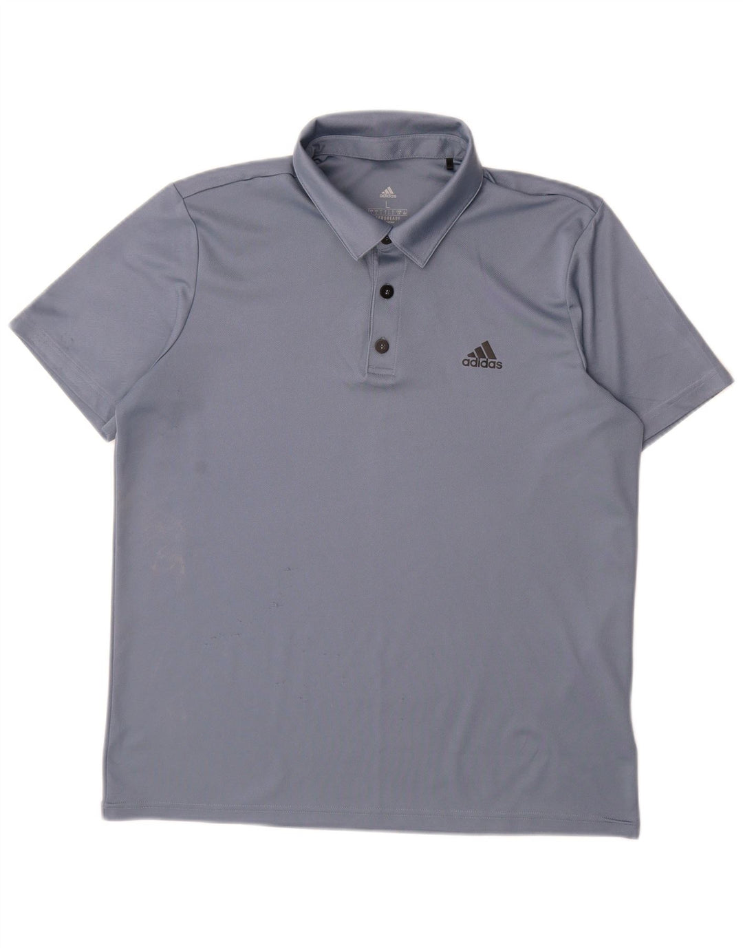 Adidas Polo Aeroready para hombre grande poliéster azul